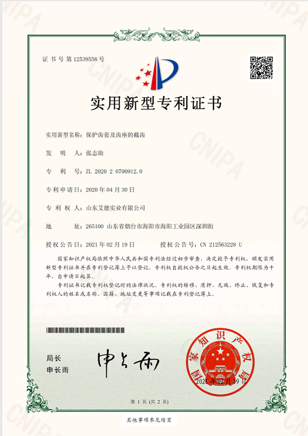 Patent for pick